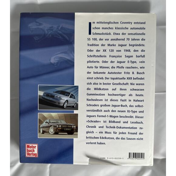 Jaguar Halwart Schrader History Book German Version- Only German Language - Picture 2 of 12
